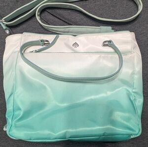 Kate Spade New York JAE DEGRADE MEDIUM SATCHEL ombre teal